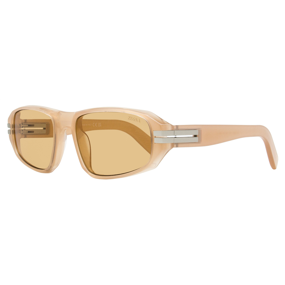 Zegna Lanyard Sunglasses EZ0262 47E Transparent Rose 58mm
